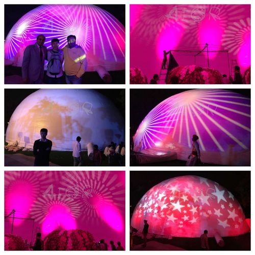Large inflatable event tent project