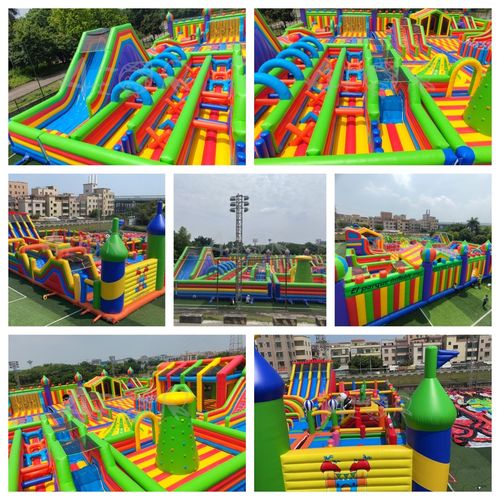 Commercial inflatable fun city project